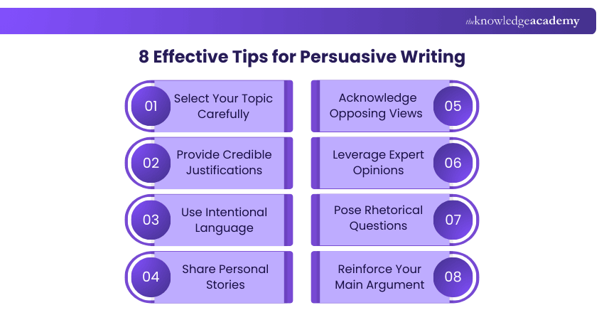8 Effective Tips for Persuasive Writing 8 Effective Tips for Persuasive Writing