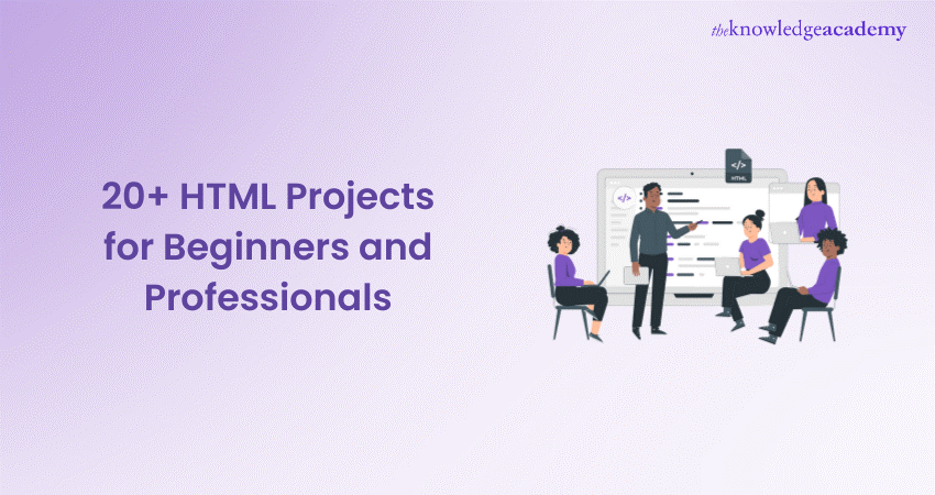 20+ HTML Projects for Beginners and Professionals