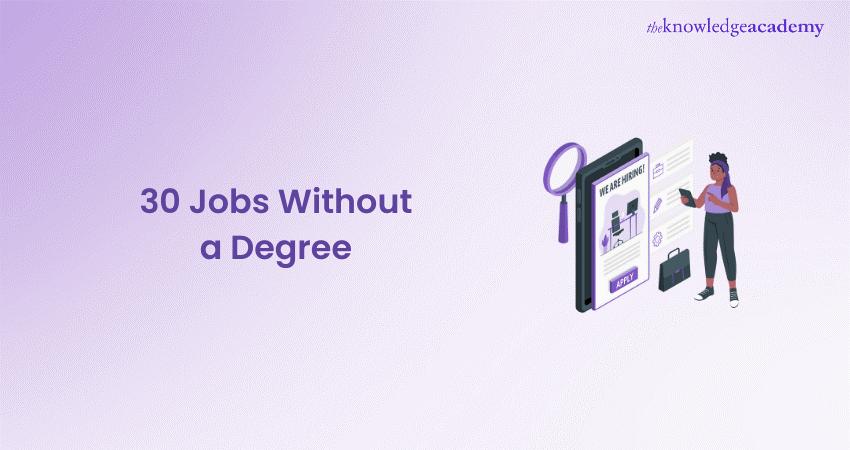 30 Jobs Without a Degree