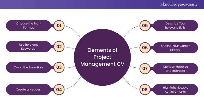 8 elements of a Project Management CV