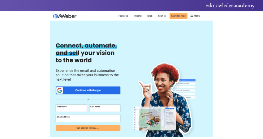 Image showing AWber Landing Page