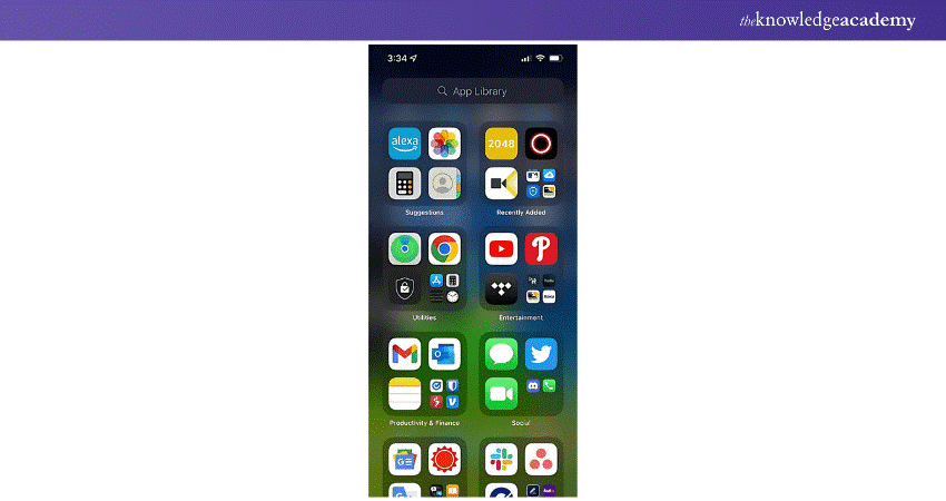 App Library in iPhone