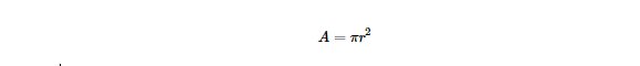 Area of a Circle