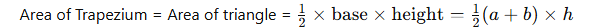 Area of the Triangle formula