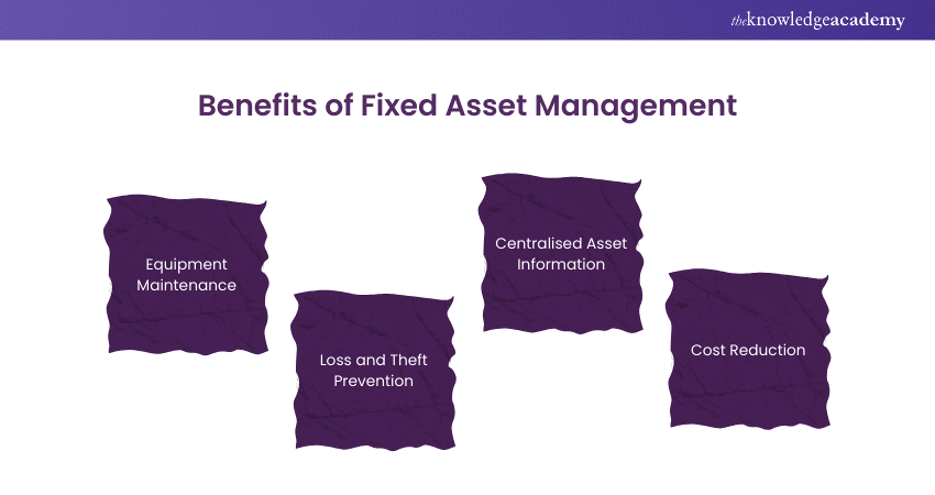 Benefits of Fixed Asset Management