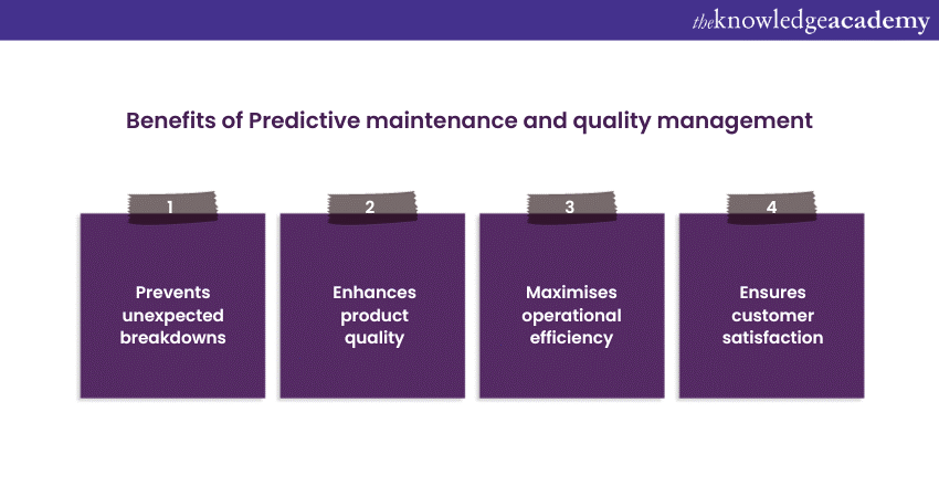 Benefits of Predictive maintenance and Quality Management