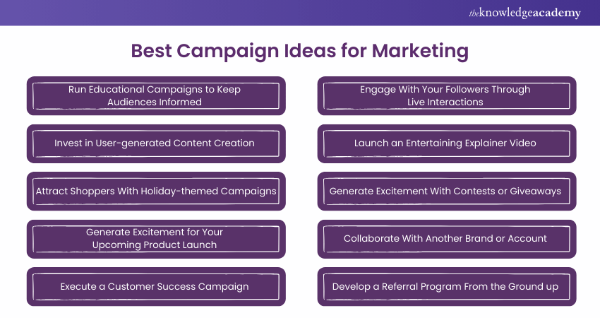 Best Marketing Campaign Ideas