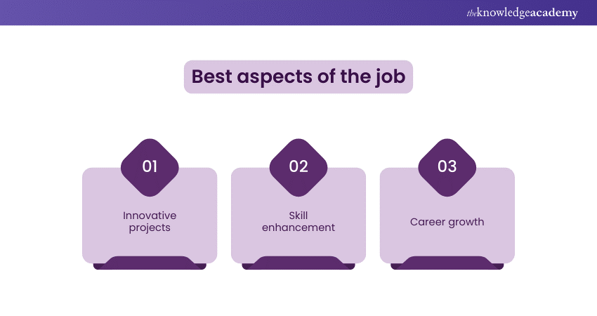 Best aspects of the job