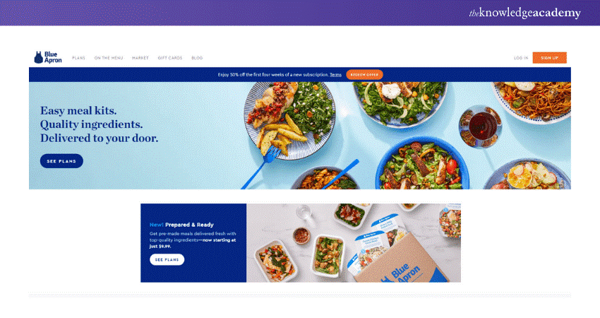 Blue Apron’s Website Design