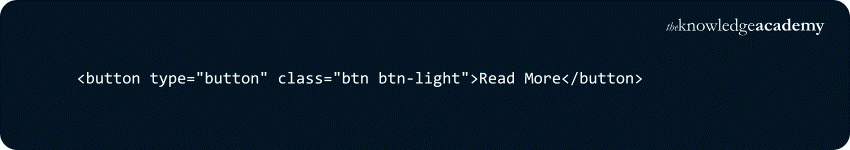 Bootstrap Text: Example Light Button