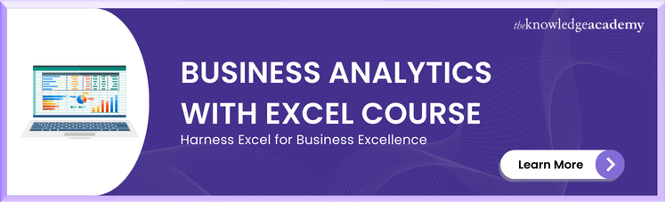 Business Analytics With Excel Course