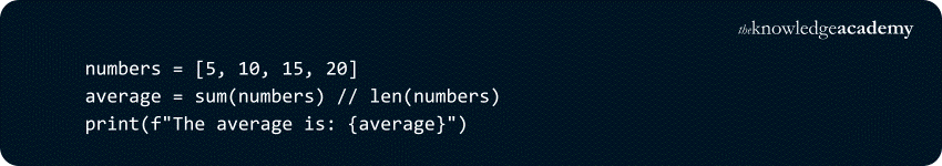 Calculating the Average of a List Input