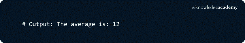 Calculating the Average of a List Output