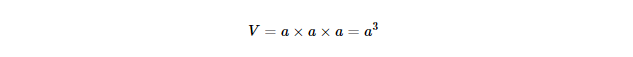 Calculating the Volume of a Cube 