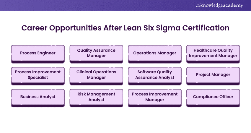 Career Opportunities After Lean Six Sigma Certification