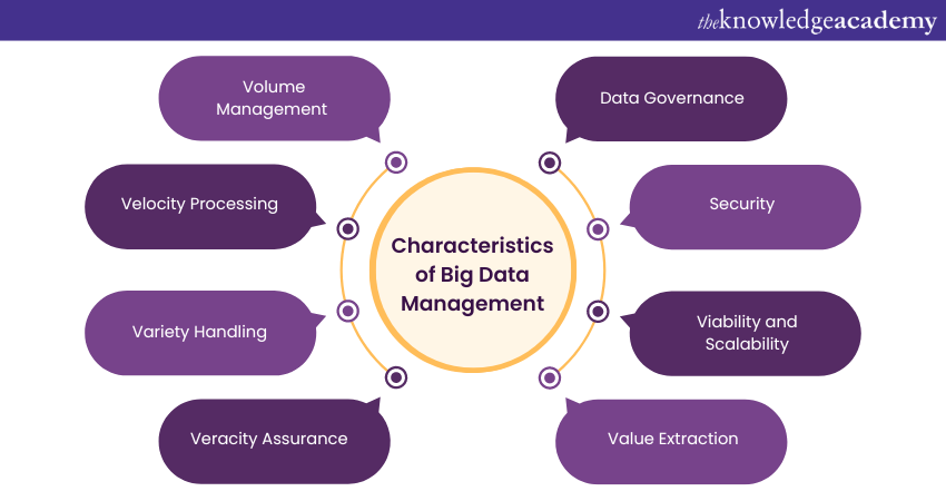 Characteristics of Big Data Management