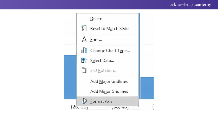 Choose Format Axis