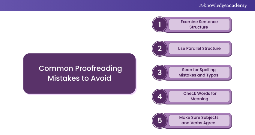 Common Proofreading Mistakes to Avoid 