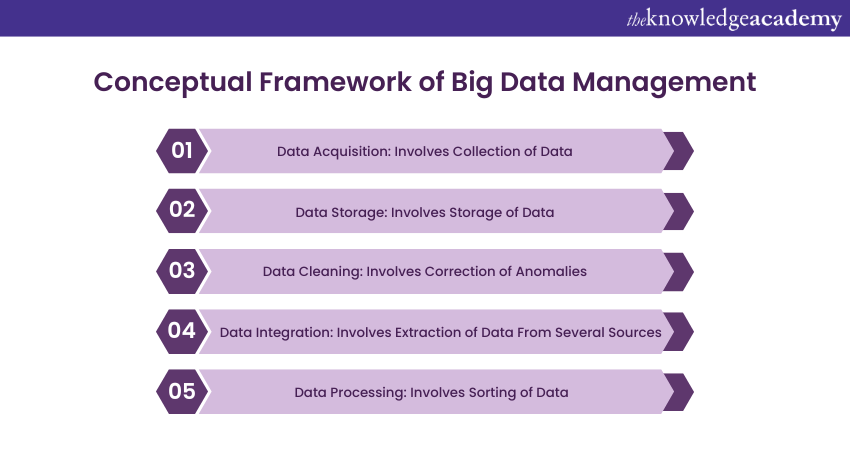 Conceptual Framework of Big Data Management