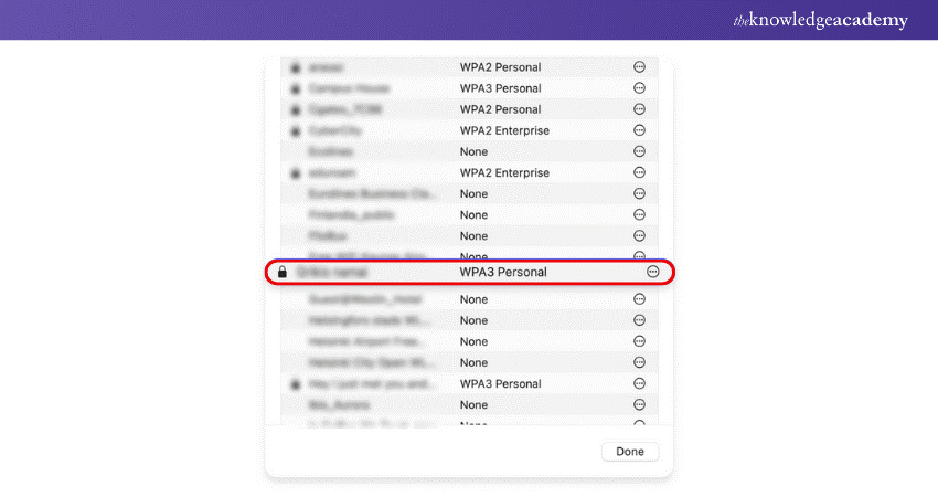 Copying the Wi-Fi's name and Address