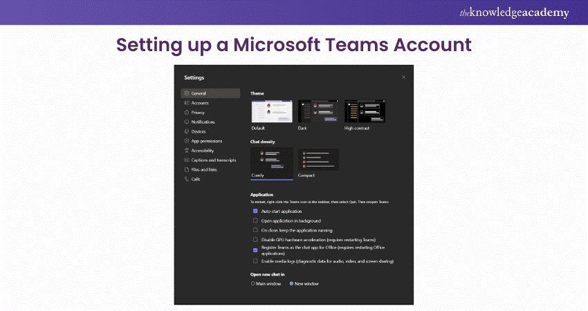 Creating a Microsoft Teams Account  