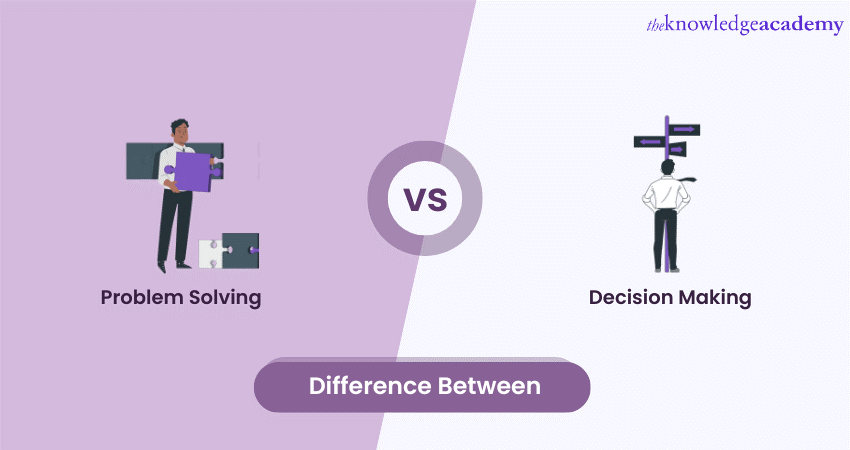 how problem solving differs from decision making in the workplace