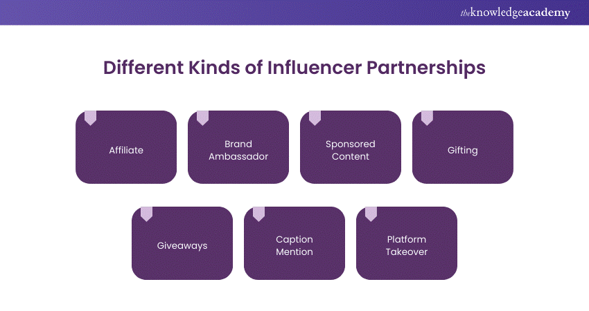 Different Kinds of Influencer Partnerships  