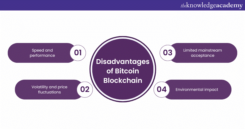 Disadvantages of Bitcoin Blockchain