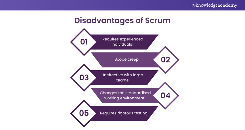 Disadvantages of Scrum