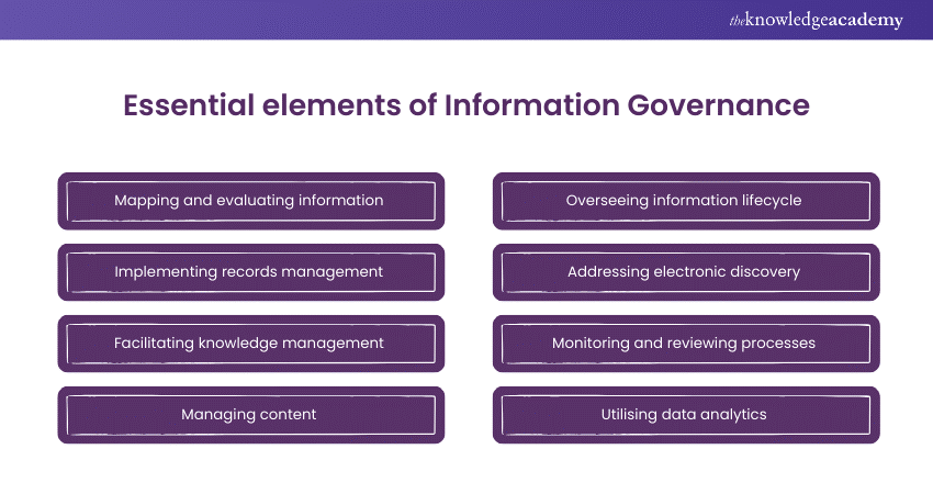 Essential elements of Information Governance 