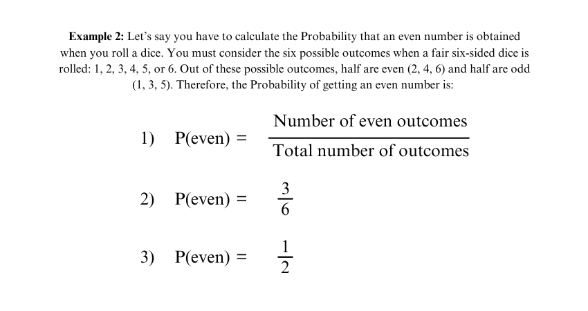 Example of Probability