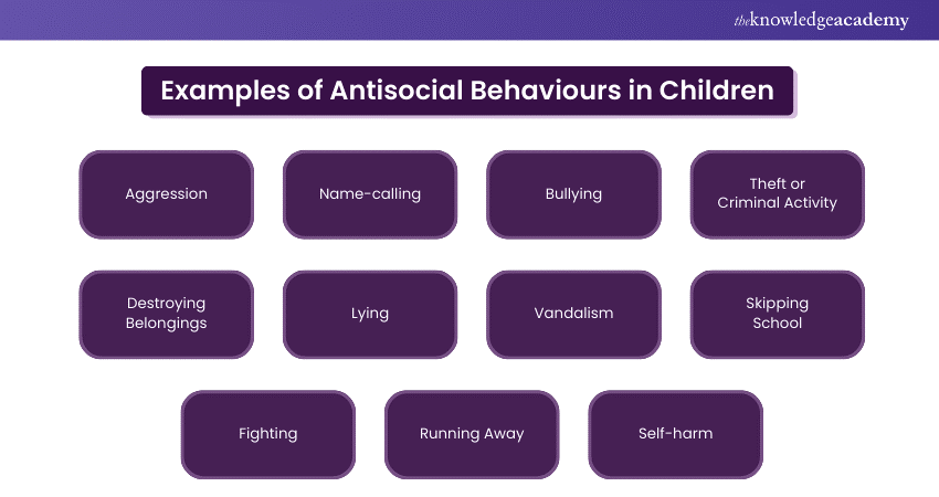 Examples of Antisocial Behaviours in Children