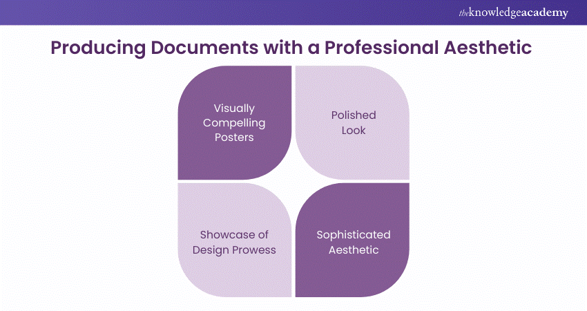 Produce documents with a professional aesthetic