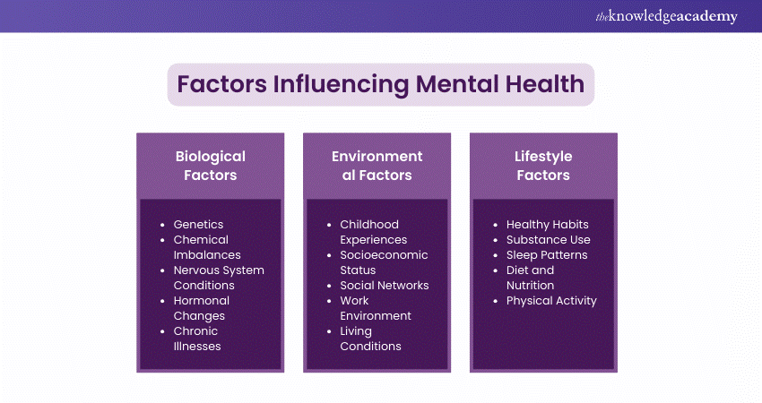 Factors influencing Mental Health