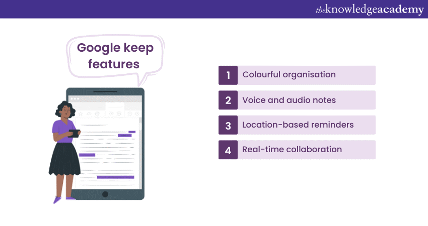 Features of Google Keep