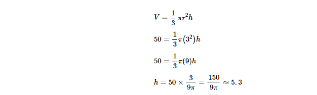 Finding Length Given Volume 