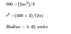 Finding the Radius