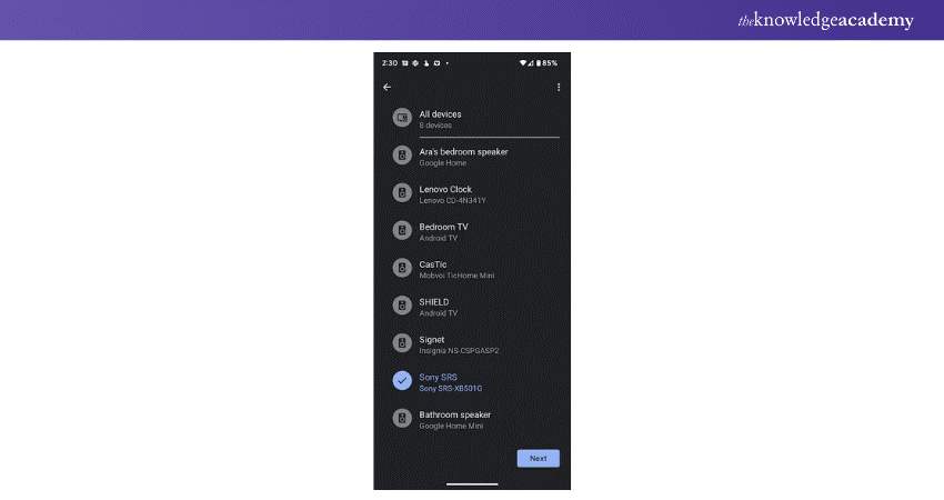 Finish the setup to finalise the new digital wellbeing schedule