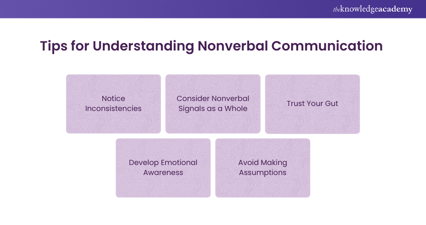 Five Tips for Understanding Nonverbal Communication