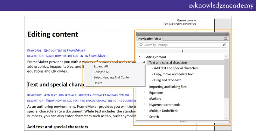 Formatting and styles