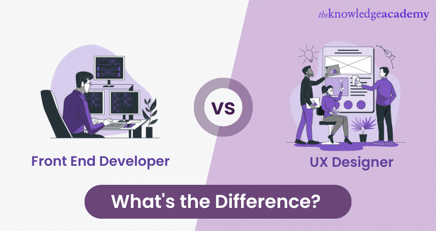 Front End Developer vs UX Designer