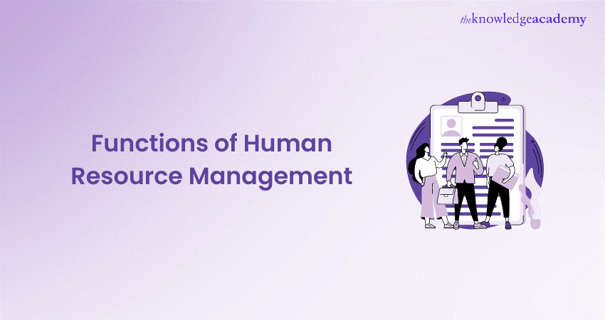 Functions of Human Resource Management