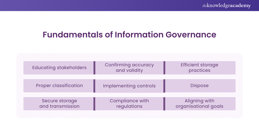 Fundamentals of Information Governance