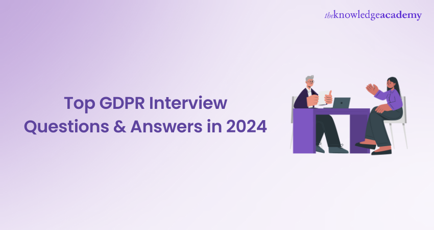 GDPR Interview Questions & Answers 2024