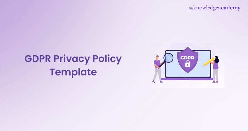 GDPR Privacy Policy Template