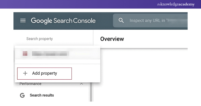 Google Search Console: Add Your Property