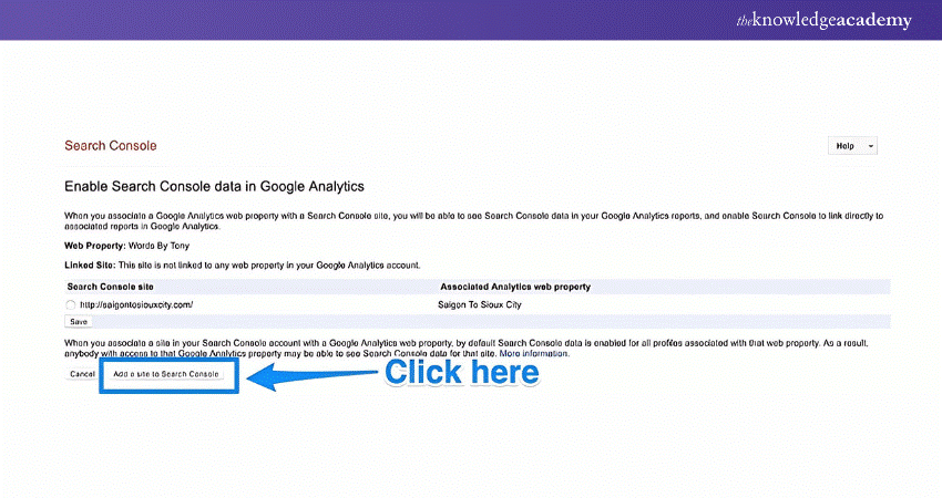 Google Search Console Link 