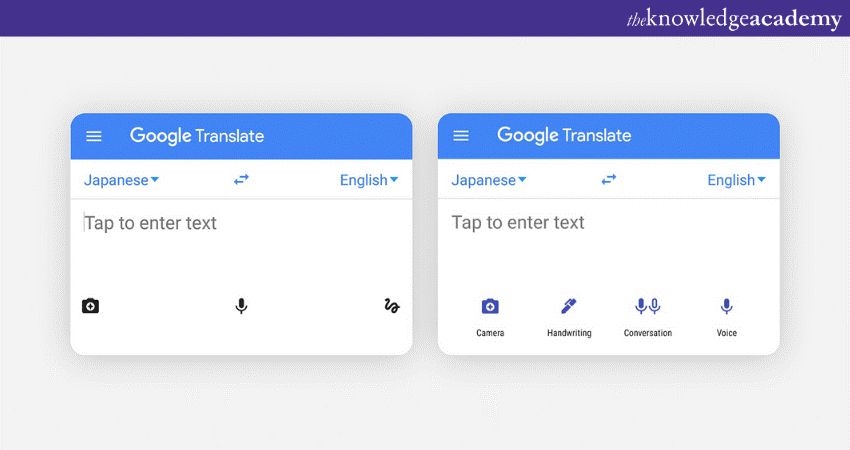 Google Translate App Interface