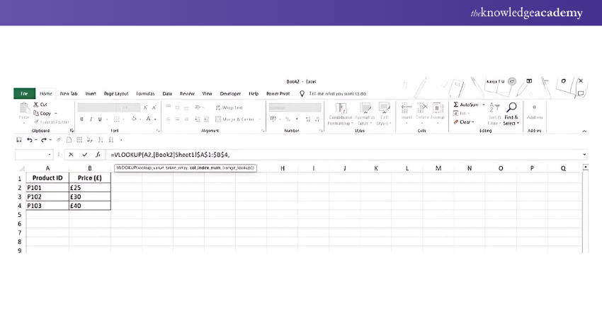 Highlight the Data Range