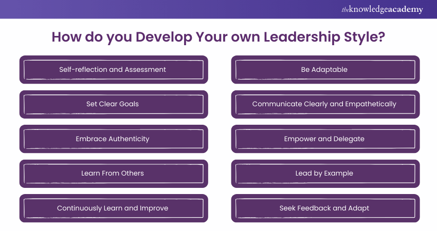 How do you Develop Your own Leadership Style